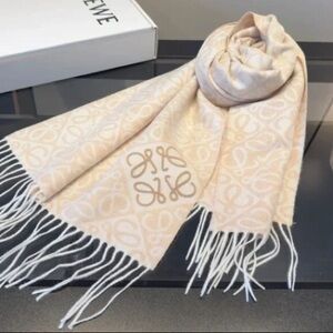 Beige Loewe Scarf